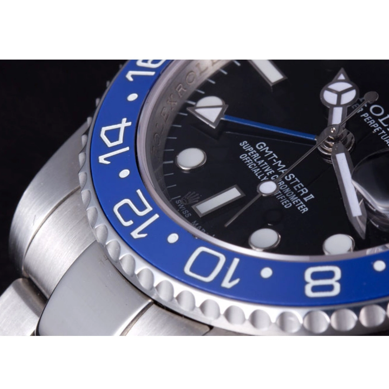 Good Copy Rolex Watches rl431 BLACK II BEZEL BLUE Rolex GMT 2013 621393 MASTER 0723